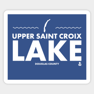 Douglas County, Wisconsin - Upper Saint Croix Lake Sticker